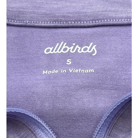 Allbirds Top Wmns Small Quarter Zip Pullover Sweatshirt Mid Layer Run Purple NEW - Picture 3 of 13